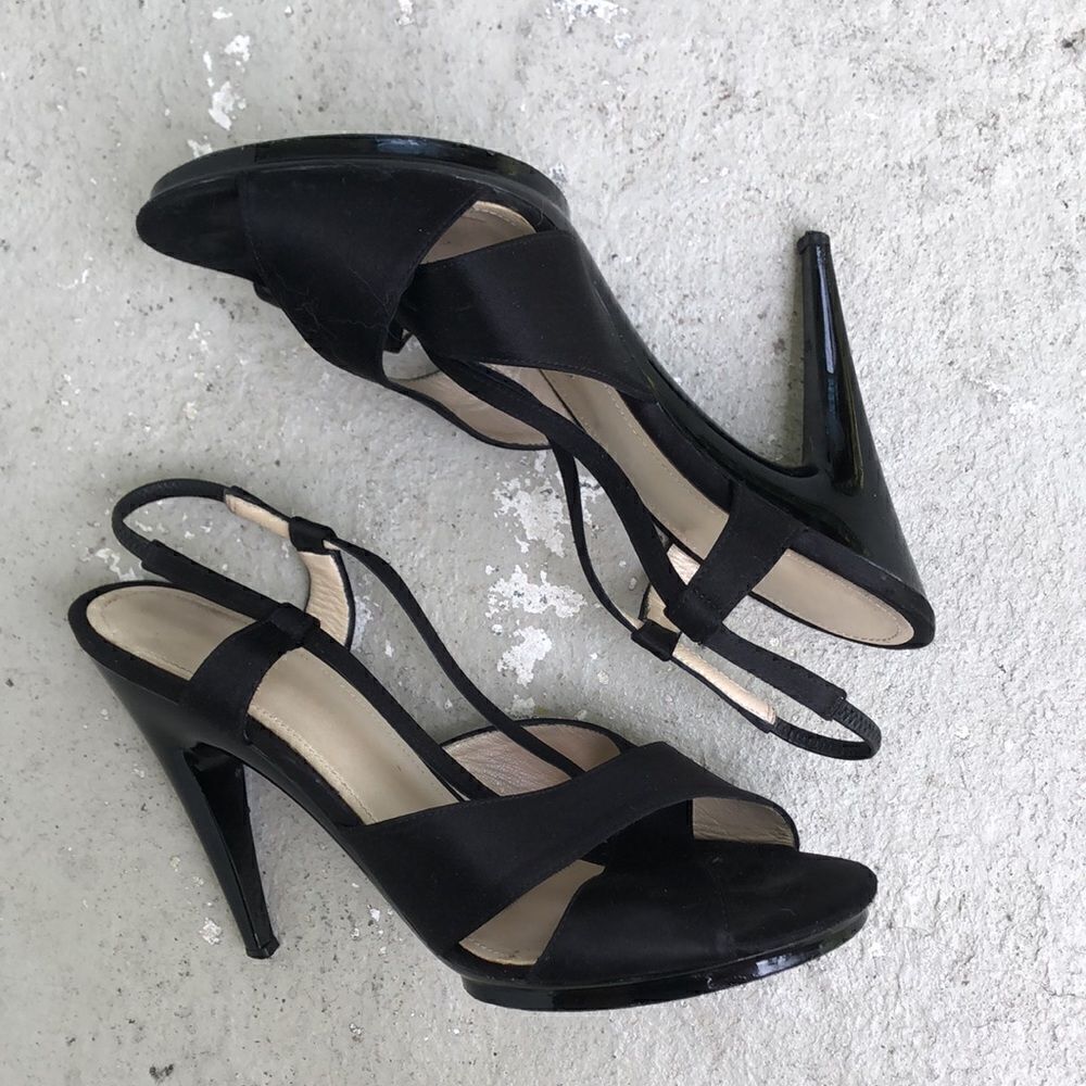Jil Sanders Satin peep toe - Picture 3 of 9